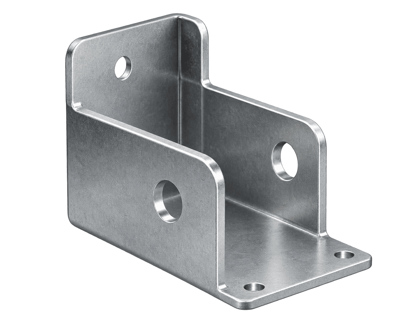 A formed sheet-metal bracket